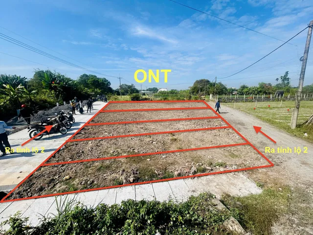 Đất thổ cư SHR giáp tỉnh lộ 2 dt 5x25m Tân Phú Trung, Củ Chi, TP HCM