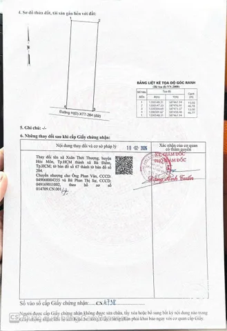 Bán đất 706.1m² ngang 15m giá 0 triệu tại Xã Bà Điểm