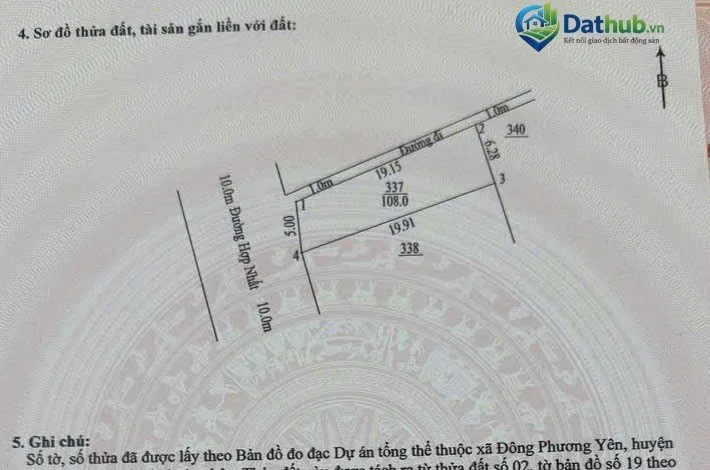 Cần bán 4 lô đất tại Đông Phương Yên Chương Mỹ, trục chính Kinh Doanh đỉnh