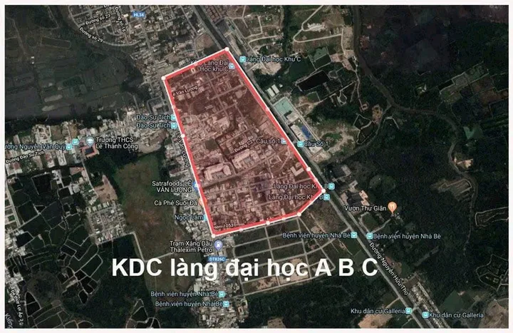 BÁN ĐẤT KDC LÀNG ĐẠI HỌC ABC – PHƯỚC KIỂN, NHÀ BÈ. Lh: 0909 460 360 Đức
