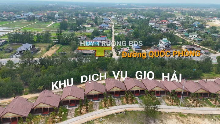 1033m2 Quốc phòng Gio Hải - trung tâm toàn cảnh bãi tắm