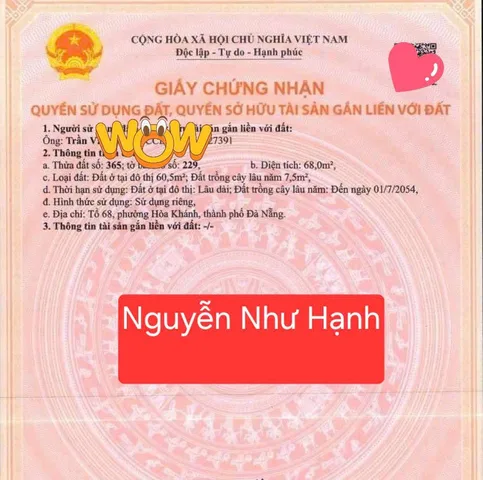Bán đất kiệt K02 NGUYỄN NHƯ HẠNH – cách đường chính 20m