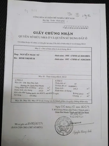 Chính Chủ Bán Nhà Mặt tiền 90 Đào Duy Anh – Giá 70 tỷ
