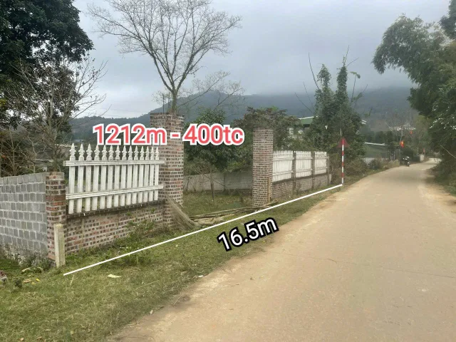 1212m - 400m ONT tại Đồng Gội - Hoà Sơn - Lương Sơn - chỉ hơn 6tr/m