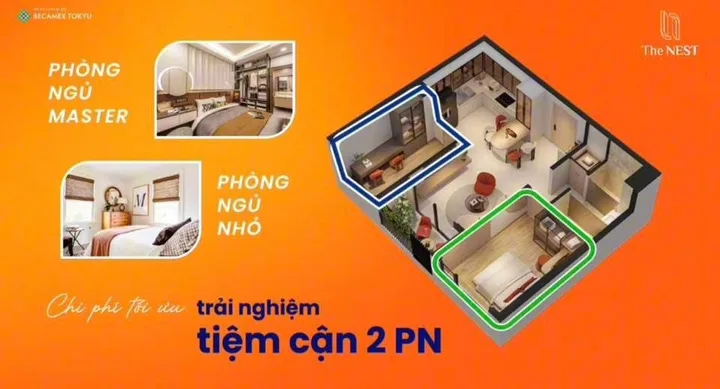The NEST - 95% KHÁCH HÀNG YÊU THÍCH CHỌN CĂN 1BR+ VỚI DIỆN TÍCH 50M²