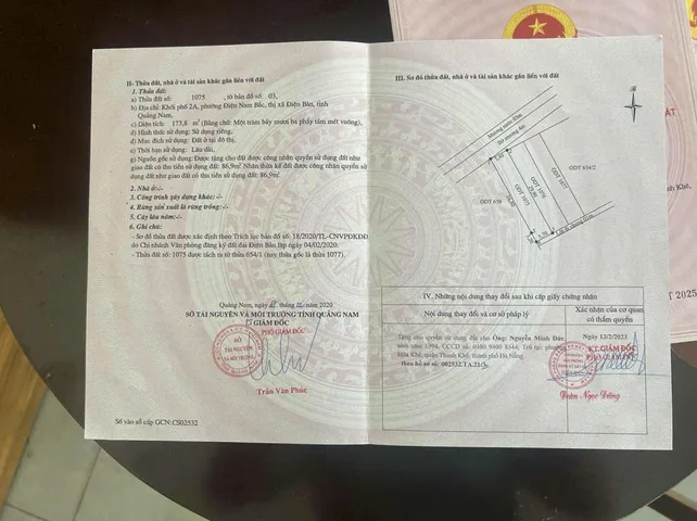 📌📌📌LÀM VIỆC TRỰC TIẾP GIÁ TỐT !!! Bán đất khối phố 2A, Điện Nam Bắc