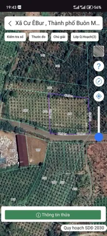 Bán đất 1485.5m² ngang 40.0m giá 2.1 tỷ tại Phường Buôn Ma Thuột
