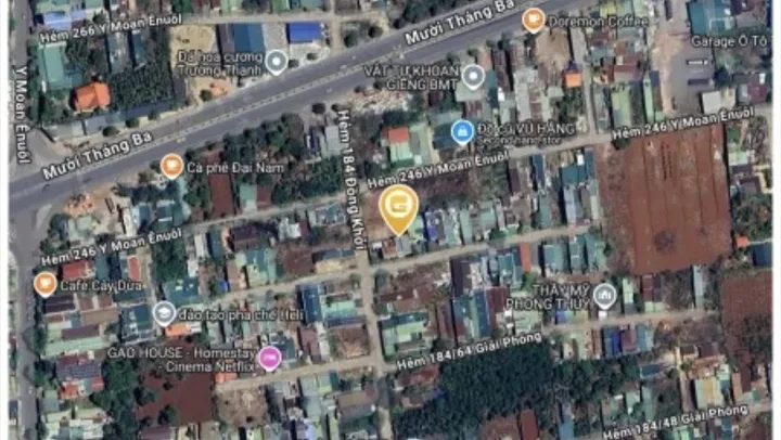 Bán đất hẻm 184 Đồng Khởi 114.8m² có sẵn 90m² thổ cư ngang 5m giá 4.1 tỷ tại Phường Buôn Ma Thuột