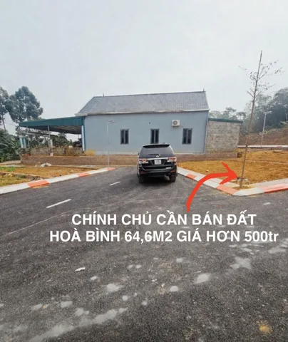 Chính chủ bán đất Hoà Bình 64,6m2 giá chỉ 5xxtr
