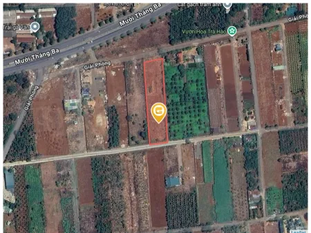 Bán đất 3731.5m² ngang 50m giá 17.25 tỷ tại Phường Buôn Ma Thuột