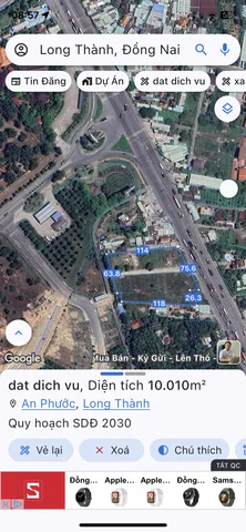 10000m2 đất dịch vụ ngay cổng khu công nghiệp long thành