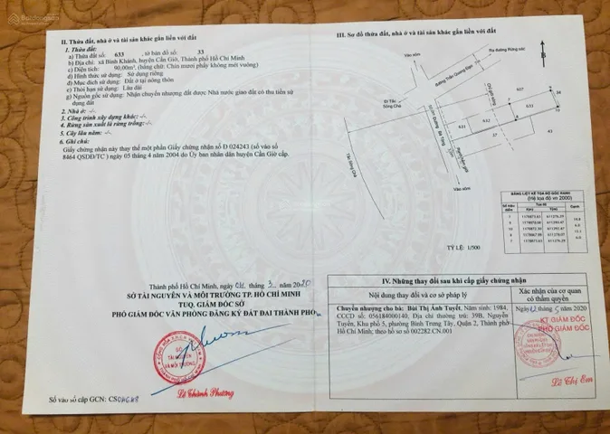Đất view sông - Sát bên cầu Bình Khánh  .