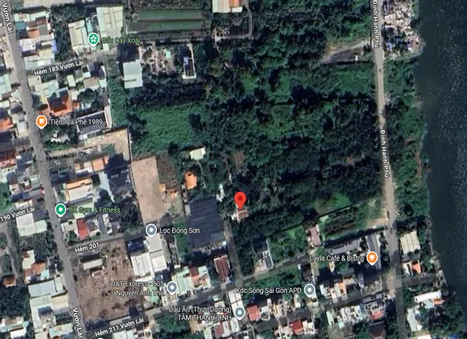 Bán đất 17629.2m² có sẵn 14280m² thổ cư ngang 100m giá 410 tỷ tại Đường Vườn Lài Phường An Phú Đông