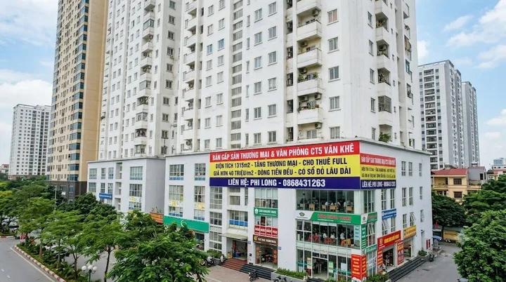 Bán sàn TMVP CT5 Văn Khê, vị trí trung tâm, sổ đỏ sở hữu lâu dài, đa dạng công năng, dòng tiền đều.