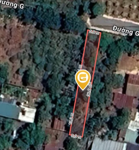 Bán đất 430.3m² có sẵn 60m² thổ cư ngang 5.0m, 2 lô tổng 10m ngang giá 3 tỷ 1 tại Phường Buôn Ma Thuột