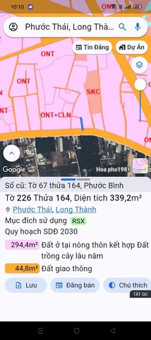 CẦN BÁN MẶT TIẾN CHÍNH PHƯỚC BÌNH . GIÁP TPHCM