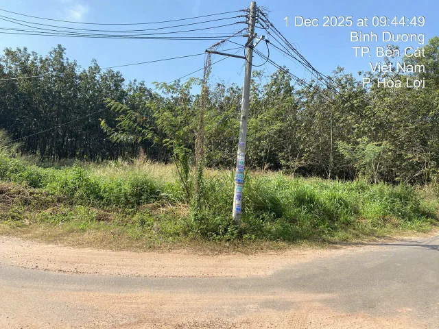 Bán đất 210m² có sẵn 60m² thổ cư ngang 10m giá 1.7 tỷ tại Đường ĐT 741 Phường Hòa Lợi