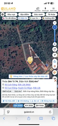 Bán đất 150m² có sẵn 60m² thổ cư ngang 5m giá 420 triệu tại Xã Cuôr Đăng