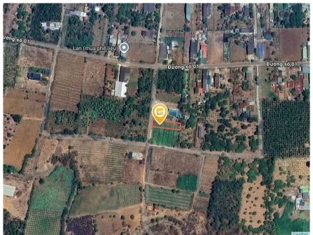 ĐẤT HẺM CẤP 1 THÔN 8 CƯÊBUR 2 LÔ