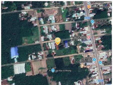 Bán đất 156.8m² có sẵn 100m² thổ cư ngang 5m tại Xã Phước Thành