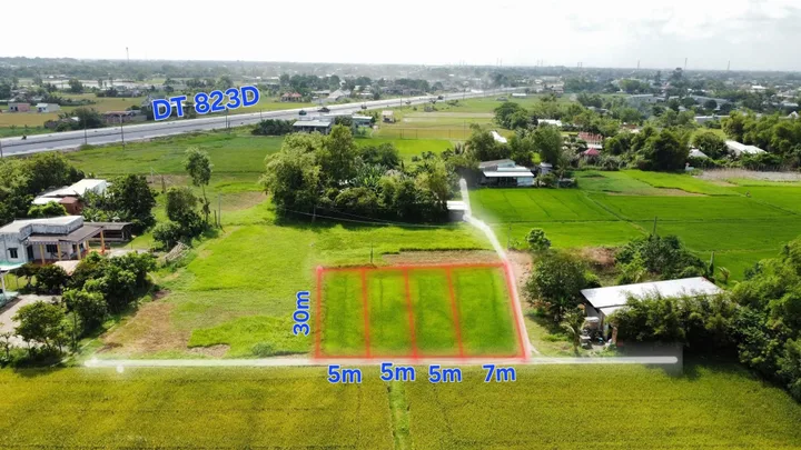Bán đất 792.8m² có sẵn 790m² thổ cư ngang 22m giá 1.3 tỷ tại Xã Hòa Khánh