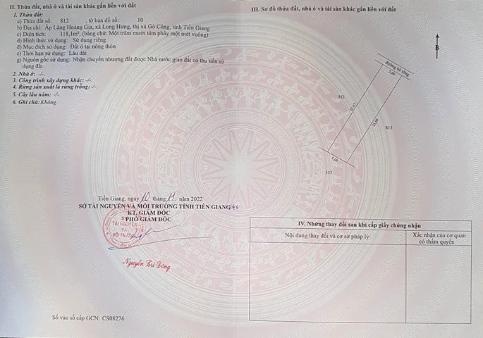 Full thổ. Vị trí đẹp. Trung tâm nhiều dự án trọng điểm