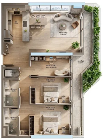 Độc bản 2 căn sân vườn 112m2 - Giá 4.7 tỷ - 3PN2WC tiện ích AEON Mall