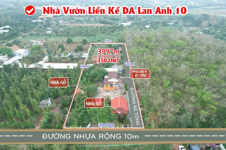 SIÊU PHẨM NHÀ VƯỜN NGHỈ DƯỠNG MẶT TIỀN ĐƯỜNG NHỰA CHÂU ĐỨC, BÀ RỊA - VŨNG TÀU.
