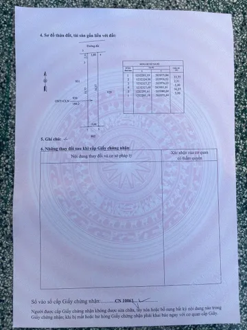 Bán đất 181.6m² có sẵn 50m² thổ cư ngang 5m giá 380 triệu tại Xã Phước Thạnh