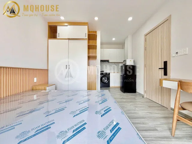 CHO THUÊ CĂN HỘ DỊCH VỤ MINI 199/57 LÊ QUANG ĐỊNH, 30M2 CHỈ 8TR/TH. LH:0346614990.