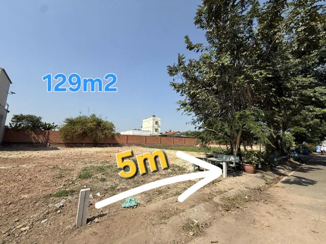 ĐẤT THỔ CƯ FULL THỔ CƯ 129M2, ĐƯỜNG BÊ TÔNG 7,5M