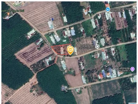 Bán đất 2118.4m² có sẵn 100m² thổ cư ngang 5m tại Xã Phước Thành