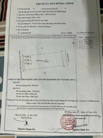 Bán đất măt tiền trung tâm Bàu Bàng , đường Trừ văn Thố 23 rộng 6m . Ngay trung tâm khu công nghiệp