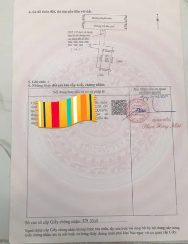 Bán đất lô góc chợ Hương 48m² full thổ cư ngang 4,6m giá 1.53 tỷ tại Phường Hưng Đạo