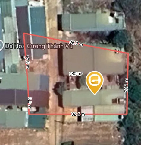 Bán đất 775.2m² ngang 5.0m giá 400 triệu tại Phường Thành Nhất