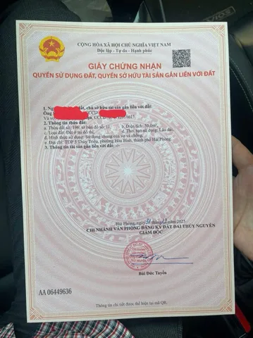 Bán 50 m Thuỷ Triều( Hoà Bình ) đường thông ô tô đỗ cửa gần vsip.l/h:076.231.9990 em Thúy