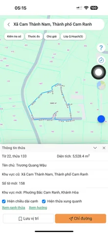 BẮC CAM RANH -- 5.528 M2 -- 34 X 88 -- LÔ GÓC -- GIÁ CHỈ 350 TRIỆU.SÀO