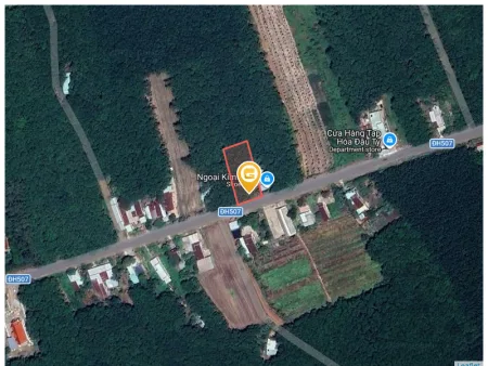 Bán đất 1344.5m² có sẵn 100m² thổ cư ngang 10m tại Xã Phước Thành