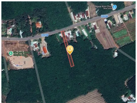 Bán đất 1111.5m² có sẵn 100m² thổ cư ngang 10m tại Xã Phước Thành