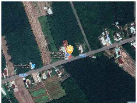 Bán đất 587.4m² có sẵn 100m² thổ cư ngang 10m tại Xã Phước Thành