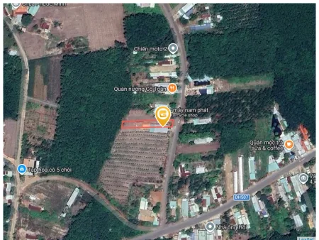 Bán đất 745.1m² có sẵn 100m² thổ cư ngang 10m giá 980 triệu tại Xã Phước Thành