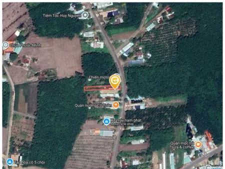 Bán đất 521.9m² có sẵn 100m² thổ cư ngang 10m tại Xã Phước Thành