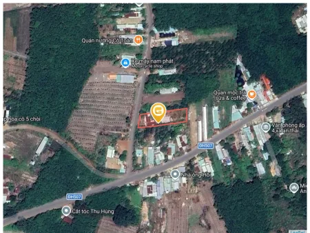 Bán đất 1467m² có sẵn 100m² thổ cư ngang 20m giá 690 triệu tại Xã Phước Thành