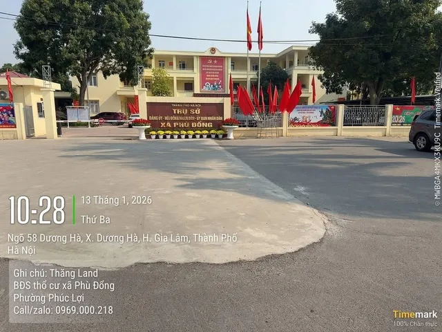 Bán đất 50,6m² full thổ cư ngang 4.5m giá 3.15 tỷ tại Đường Phù Đổng Xã Phù Đổng