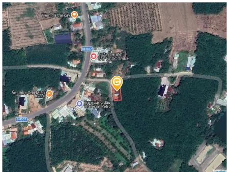 Bán đất 593.6m² có sẵn 100m² thổ cư ngang 10m tại Xã Phước Thành