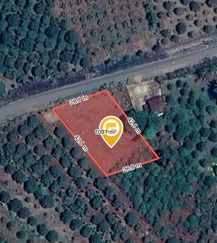 Bán đất 1083.9m² có sẵn 400m² thổ cư ngang 28.0m giá 4.7 tỷ tại Xã Ea M’nang