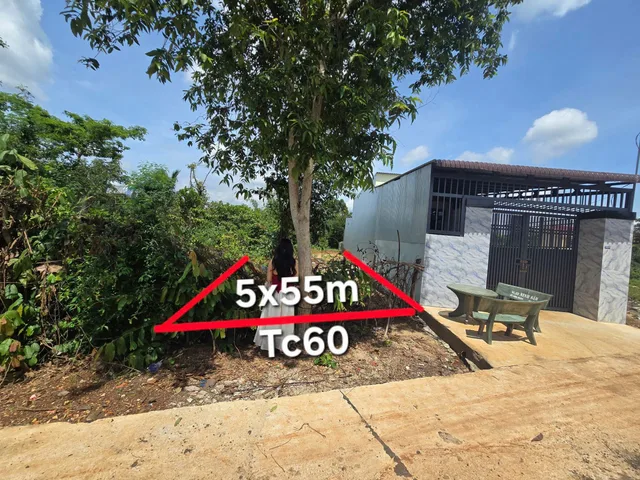 Bán đất 255.7m² có sẵn 60m² thổ cư ngang 5m giá 525 triệu tại Xã Ea Nuôl