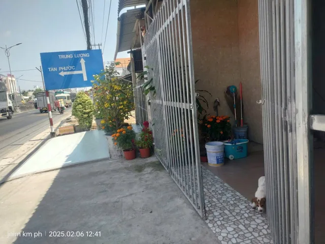 Bán nhà 157,3m² full thổ cư ngang 6.50m giá 4 tỷ tại đường quốc lộ 1A Xã Long Định