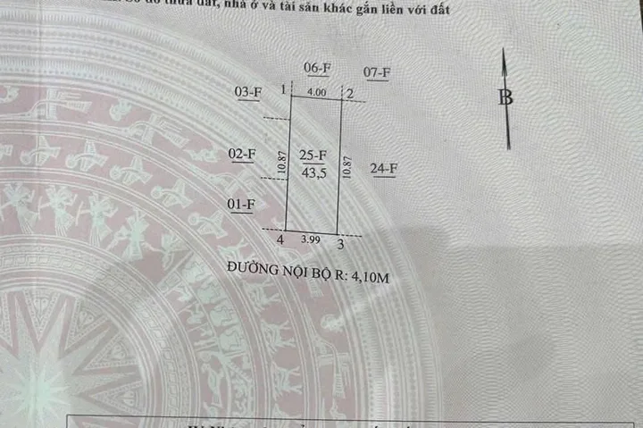 HIẾM! PHÂN LÔ Ô TÔ CHẠY VÒNG QUANH – GẦN HỌC VIỆN CẢNH SÁT DIỆN TÍCH 43M2. - MT4M GIÁ HƠN 8 TỶ LH: 0968.371.359