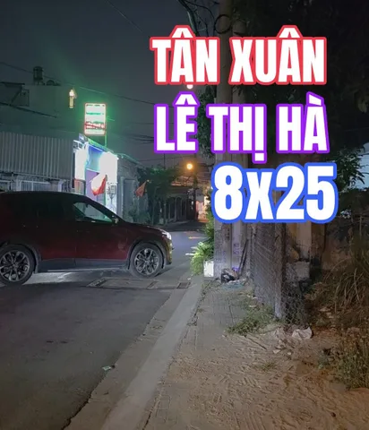 🟥Bán đất 200m² full thổ cư ngang 8x25m giá 8,35 tỷ tại Đường Lê Thị Hà Xã Hóc Môn giá tốt chưa tới 40tr m2